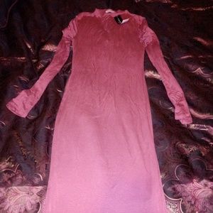 Midi long sleeved dress